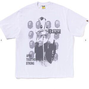 A Bathing Ape (BAPE) Spray Print Multi Logo Relaxed Fit Tee in Men's size medium